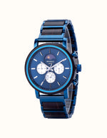 Montre-en-Bois-Bleu-pour-Homme