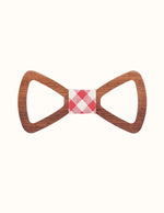 Noeud-Papillon-avec-motif-a-carreau-de-couleur-rouge