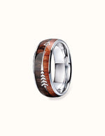 Bague en Bois et Argent