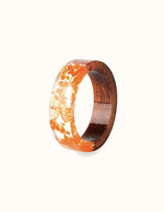 Bague en Bois et en Résine Transparente