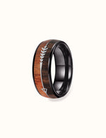 Bague en Bois Noir
