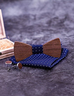 bouton-de-manchette-tissu-de-poche-et-noeud-papillon-en-bois