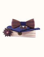 coffret-noeud-papillon-en-bois-avec-tissu-bleue
