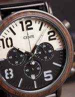 montre-avec-cadran-blanc-et-noir