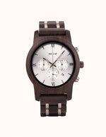 montre-en-bois-noir-avec-cadran-argentee