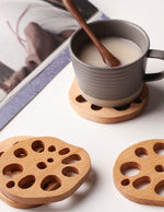 sous-verre-bois-de-forme-ronde