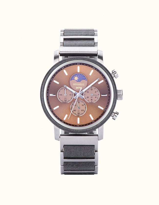 Montre Bracelet Relic ZR12191 Couleur Gunmetal - Métal, étiquettes, Occasion Comme Neuve