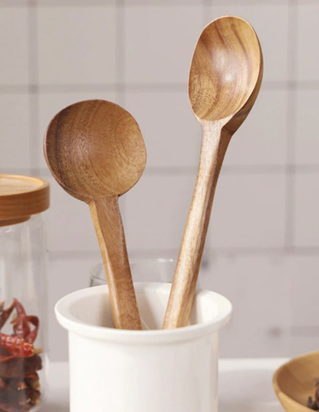 Cuillères En Bois Pour La Cuisine – Enseble D'ustensiles De Cuisine En