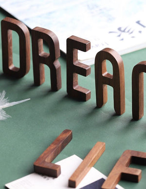 Lettre Décorative En Bois - U - Idéale Pour Personnaliser Une Chambre, Un Bureau Ou Un événement