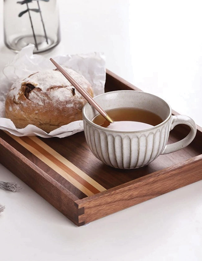 Plateau De Service En Bambou Avec Poignée, Plateau En Bambou Rectangulaire Grand Plateau De Service 38 X 25 X 5 Cm Plateau Petit Dejeuner En Bois Pour Cafe The Petit Dejeuner Plateau De Service En Bambou Avec Poignée, Plateau En Bambou Rectangulaire Grand Plateau De Service 38 X 25 X 5 Cm Plateau Petit Dejeuner En Bois Pour Cafe The Petit Dejeuner